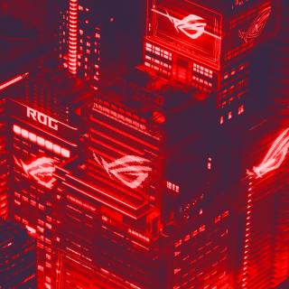 Asus red 4k wallpaper