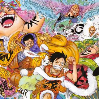 One Piece team 4k wallpaper