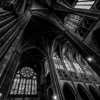 Gothic church 4k wallpaper