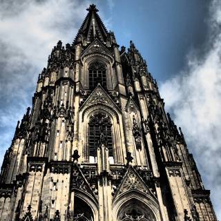 Gothic church 4k wallpaper