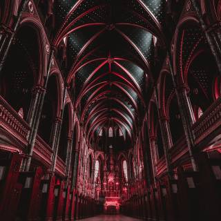 Gothic church 4k wallpaper