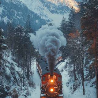 Train 4k phone wallpaper