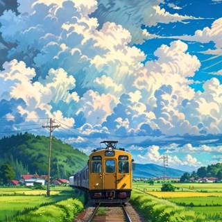 Train 4k phone wallpaper