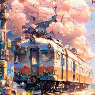 Train 4k phone wallpaper