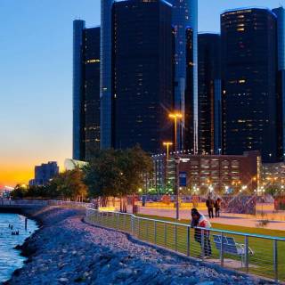 Detroit phone wallpaper