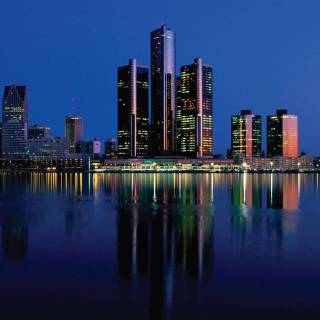 Detroit phone wallpaper