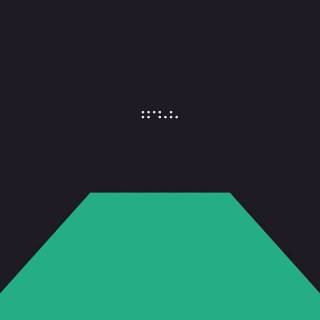 Minimalist green phone wallpaper