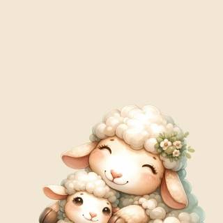 Sheep phone wallpaper