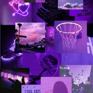 Purple and black phone wallpaper