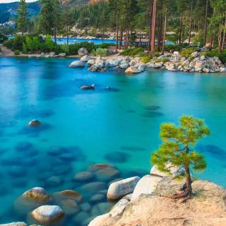 Lake Tahoe phone wallpaper