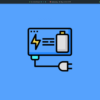 Laptop battery wallpaper