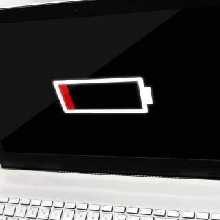 Laptop battery wallpaper