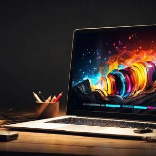 Laptop battery wallpaper
