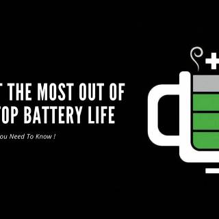 Laptop battery wallpaper