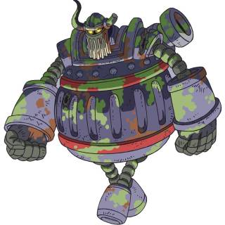 Luffy and Giant Robot wallpaper