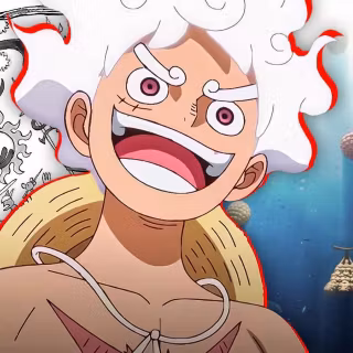 Luffy and Giant Robot wallpaper