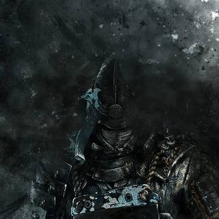 Samurai on knees wallpaper