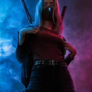 Ninja woman wallpaper