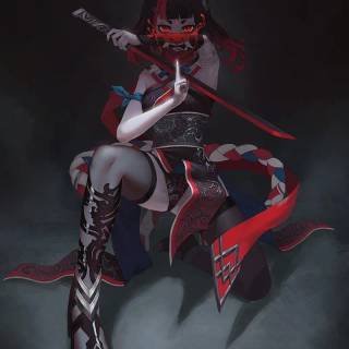 Ninja woman wallpaper