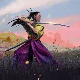 Ninja woman wallpaper