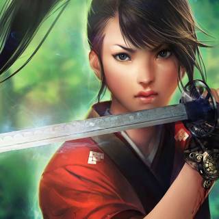 Ninja woman wallpaper
