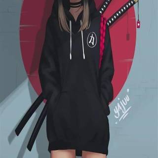 Ninja woman wallpaper