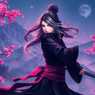 Ninja woman wallpaper