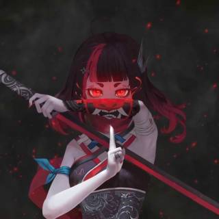 Ninja woman wallpaper