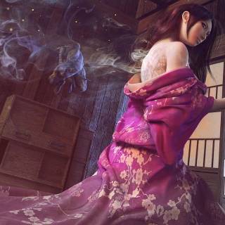 Ninja woman wallpaper
