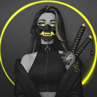 Ninja woman wallpaper