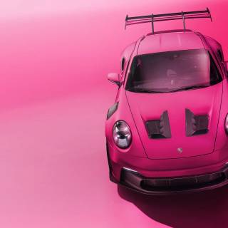 Porsche 911 pink wallpaper