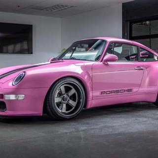 Porsche 911 pink wallpaper
