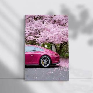 Porsche 911 pink wallpaper