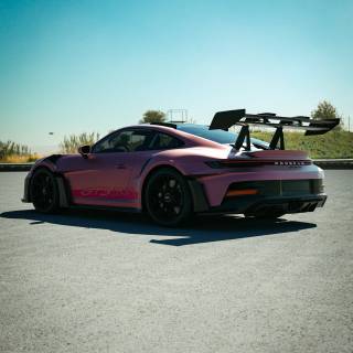 Porsche 911 pink wallpaper