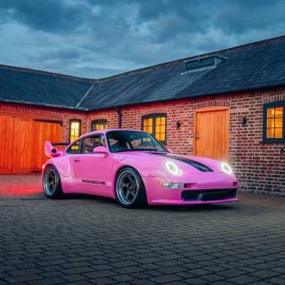 Porsche 911 pink wallpaper