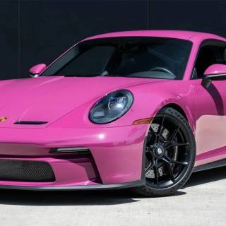Porsche 911 pink wallpaper