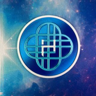 Huntrix logo wallpaper