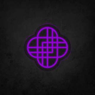 Huntrix logo wallpaper