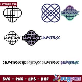 Huntrix logo wallpaper