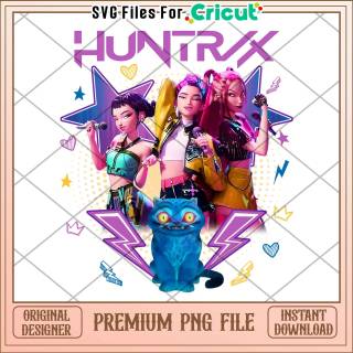 Huntrix logo wallpaper