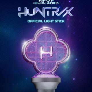 Huntrix logo wallpaper