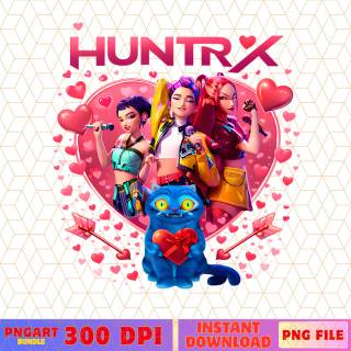 Huntrix logo wallpaper