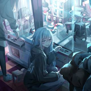 Anime ambience wallpaper