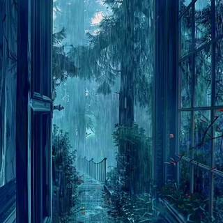 Anime ambience wallpaper