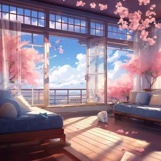 Anime ambience wallpaper