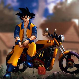 Anime motorbike wallpaper