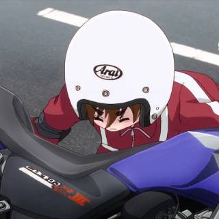 Anime motorbike wallpaper