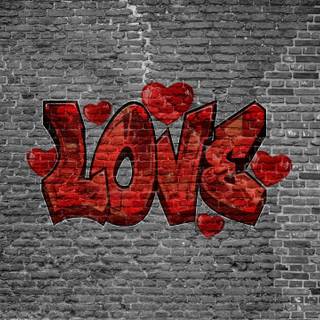 Graffiti love wallpaper