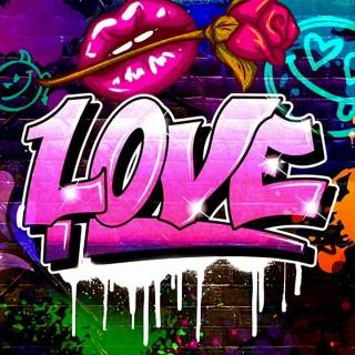Graffiti love wallpaper