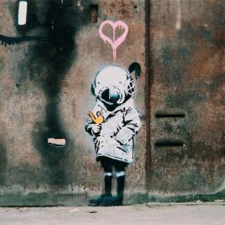 Graffiti love wallpaper